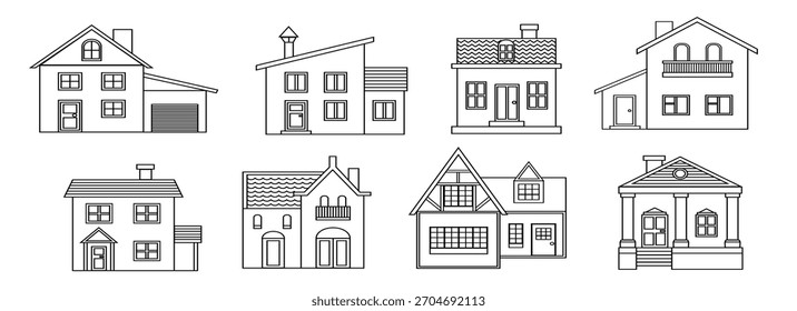 Conjunto de Ilustración vectorial casera