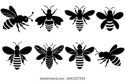 set of honey bee icon vector silhouette art illustration design, Bee icon silhouette vector, Bee Vector. Bee silhouette vector set with white background
Important information.