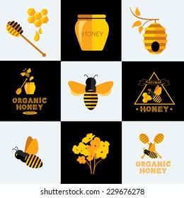 Set Honey icons and labels. 