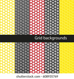 set honeycomb background