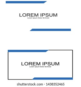 set of horizontal business card templates and banner templates