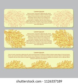 A set of horizontal rectangular labels for marking of bathing goods. Advertizing of products for a sauna, bathing services. The place for your text. Window dressing in shop for a sauna. Vector