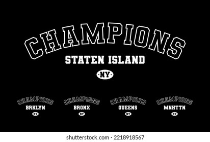 set of horizontal slogan lettering, graphic vector illustration for t-shirts, accessories, clothing, hoodies, etc 