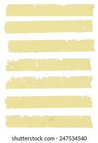 Set of horizontal sticky tape