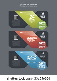 Set horizontal tariffs banners. interface for the site. ui ux vector banner for web app. Voucher pricing table, banner, order, box, button, list and bullet with plan for website in flat design