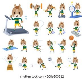 A set of Horse boy on exercise and sports.It's vector art so it's easy to edit.