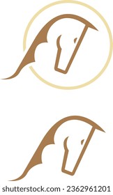 un conjunto de iconos de caballo