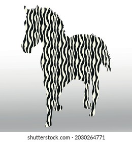 set of horse silhouette  pattern, line isolated or logo isolated sign symbol vector, outline and stroke style Collection of high-quality vector illustration, 