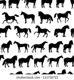 Set of horses