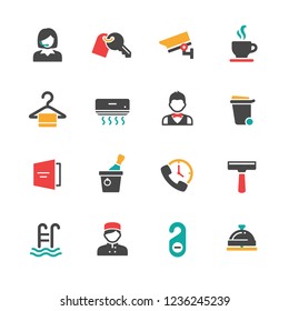 Set of hotel icons