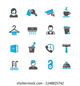 Set of hotel icons