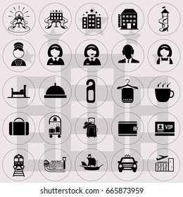 Set of Hotel Icons
