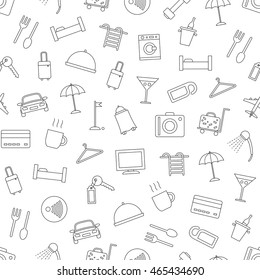 Hand Drawn Doodle Baggage Icons Set Stock Vector (Royalty Free) 691458115