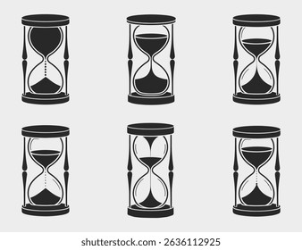 A set of Hourglass Vector design.