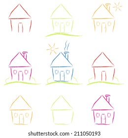 Set house drawings