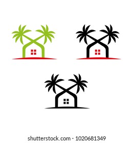 A set of house icons