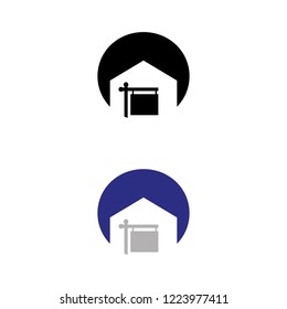 a set of house icons