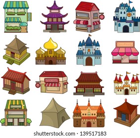 set of house icons