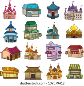 set of house icons