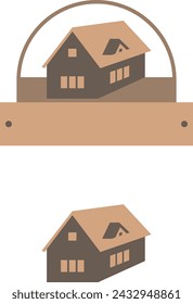 a set of house icons
