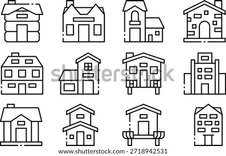 Set of House Icons Collection