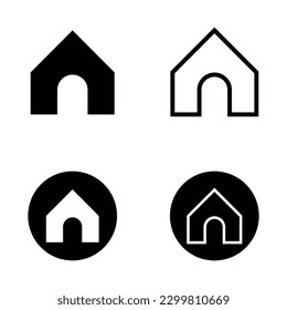 A set of House Icons, A set of home vector icons illustration