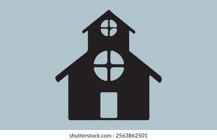 Set of house on white background, vector illustration stock illustration