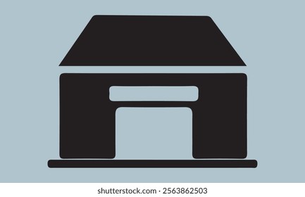 Set of house on white background, vector illustration stock illustration
