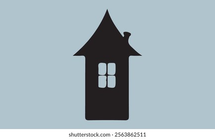 Set of house on white background, vector illustration stock illustration
