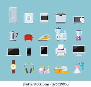 Free Vector  Collection of household item vectors