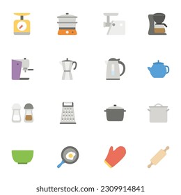 set of household iconds vector