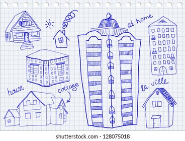 Set of houses