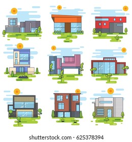 Set of Houses 