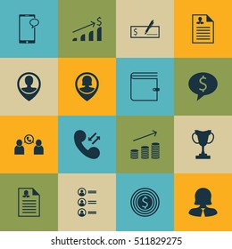 Set Of Hr Icons On Business Goal, Female Application And Messaging Topics. Editable Vector Illustration. Includes Career, Discussion, Opinion And More Vector Icons.