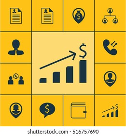 Set Of Hr Icons On Curriculum Vitae, Tree Structure And Employee Location Topics. Editable Vector Illustration. Includes Application, Employee, Map And More Vector Icons.