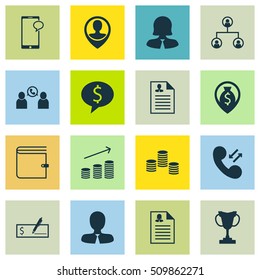 Set Of Hr Icons On Female Application, Wallet And Curriculum Vitae Topics. Editable Vector Illustration. Includes Application, Call, Stacked And More Vector Icons.