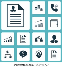 Set Of Hr Icons On Female Application, Phone Conference And Money Navigation Topics. Editable Vector Illustration. Includes Organisation, Application, Tree And More Vector Icons.