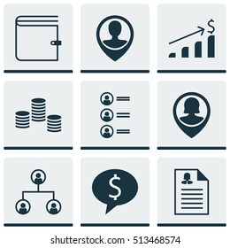 Set Of Hr Icons On Successful Investment, Business Deal And Female Application Topics. Editable Vector Illustration. Includes Tree, Pin, Discussion And More Vector Icons.