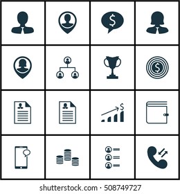 Set Of Hr Icons On Tree Structure, Employee Location And Manager Topics. Editable Vector Illustration. Includes Cup, Growth, Employee And More Vector Icons.