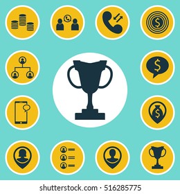 Set Of Hr Icons On Tree Structure, Messaging And Tournament Topics. Editable Vector Illustration. Includes List, Pin, Chat And More Vector Icons.