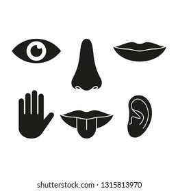 Set of human feelings. Simple vector illustration.