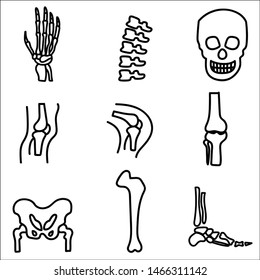 Set of human. Hand drawn vector illustration. Isolated on white.