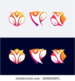 Vorlage für das Logo für Humantherapie festlegen