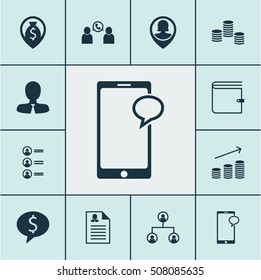 Set Of Human Resources Icons On Job Applicants, Female Application And Pin Employee Topics. Editable Vector Illustration. Includes Cash, Conference, Pin And More Vector Icons.