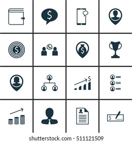 Set Of Human Resources Icons On Job Applicants, Tournament And Wallet Topics. Editable Vector Illustration. Includes Cash, Male, Application And More Vector Icons.