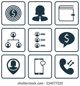 Set Of Human Resources Icons On Business Goal, Tree Structure And Messaging Topics. Editable Vector Illustration. Includes Job, Goal, Opinion And More Vector Icons.