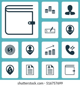Set Of Human Resources Icons On Cellular Data, Money And Curriculum Vitae Topics. Editable Vector Illustration. Includes Application, Success, Male And More Vector Icons.