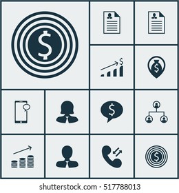 Set Of Human Resources Icons On Curriculum Vitae, Messaging And Business Woman Topics. Editable Vector Illustration. Includes Application, Male, Profile And More Vector Icons.