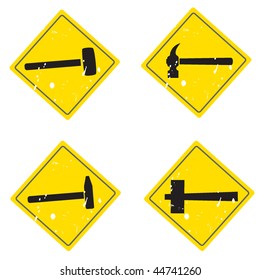 set of hummers on road shields