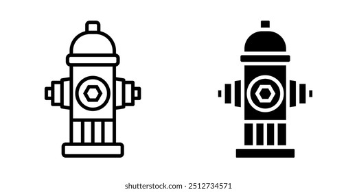 Set of Hydrant icons. for mobile concept and web design. vector illustration on white background